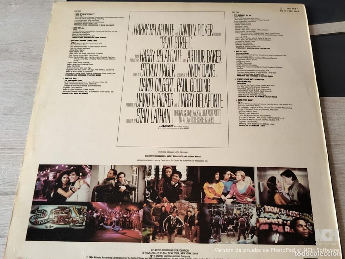 Discos de vinilo: Beat Street (Banda sonora original de la pel&iacute;cula) - Volumen 2