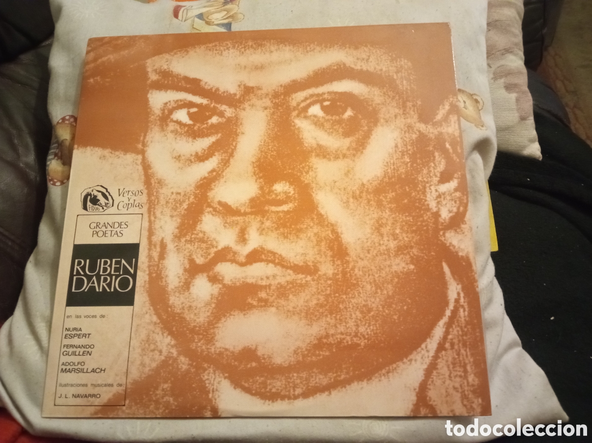 Discos de vinilo: Vinilo , Versos y coplas de Rub&eacute;n Dario, voces de Nuria Espert, Fernando Guillen, Adolfo Marsillach