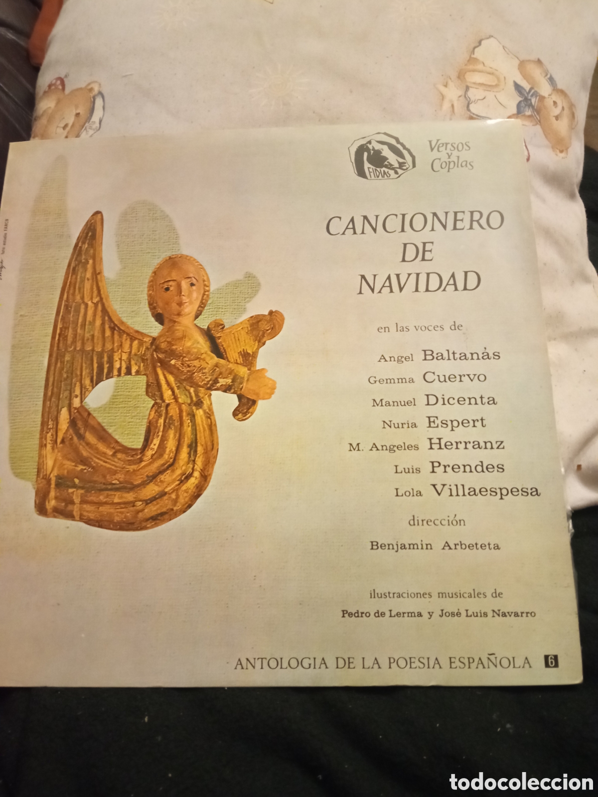 Discos de vinilo: Vinilo, Cancionero de Navidad, voces Baltanas, Cuervo, Dicenta, etc de 1966