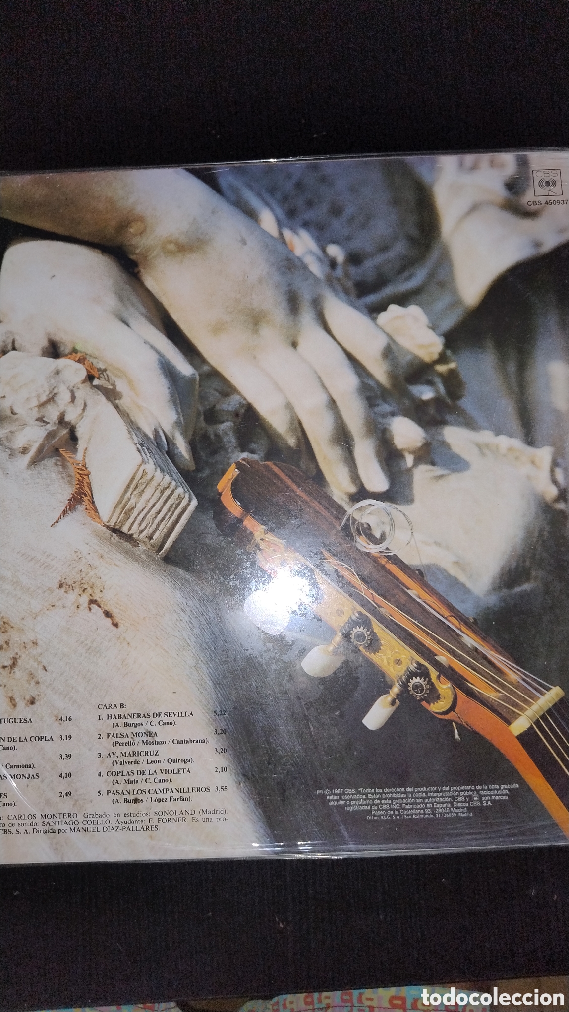 Discos de vinilo: Carlos Cano LP qu&eacute;date con la copla - Foto 2