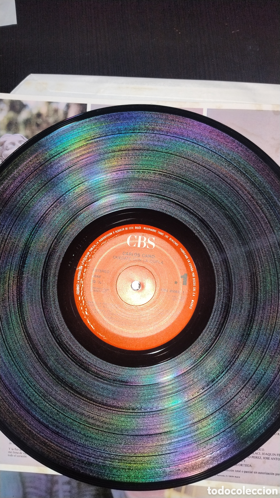 Discos de vinilo: Carlos Cano LP qu&eacute;date con la copla - Foto 4