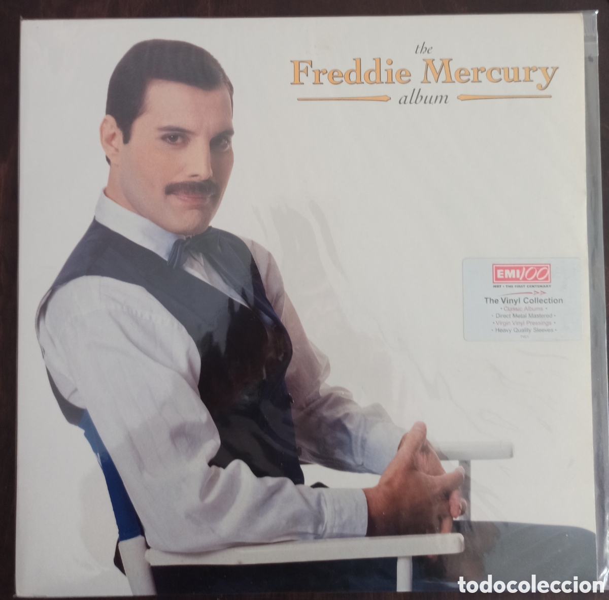 Vinyl-Schallplatten: &rdquo;The Freddie Mercury Album&rdquo; en la reedici&oacute;n EMI 100 &ndash; The Vinyl Collection (1997).