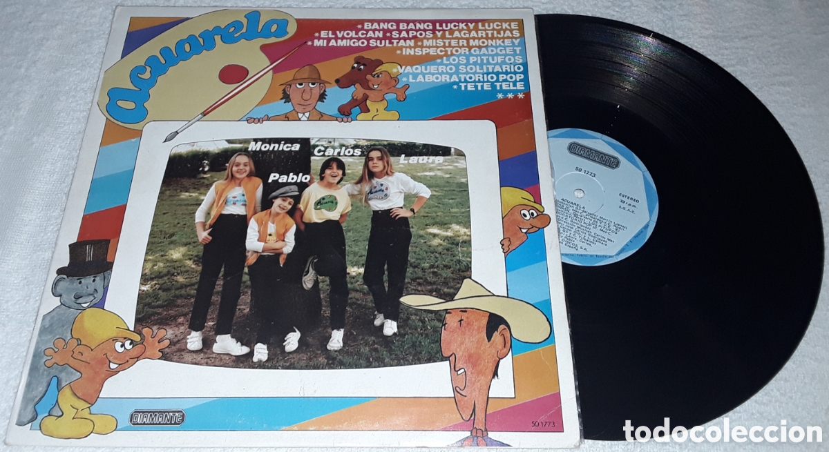 Discos de vinilo: LP - ACUARELA - LOS PITUFOS, LUCKY LUCKE