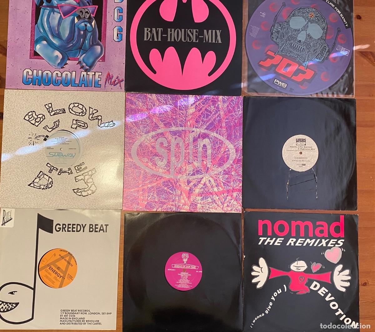 Discos de vinilo: Pack techno, electr&oacute;nica, hip hip, a&ntilde;os 90, maxis - Foto 1
