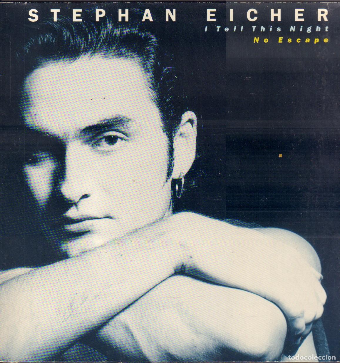 Discos de vinilo: STEPHAN EICHER - I TELL THIS NIGHT - NO ESCAPE / MAXISINGLE BARCLAY 1986 RF-26429