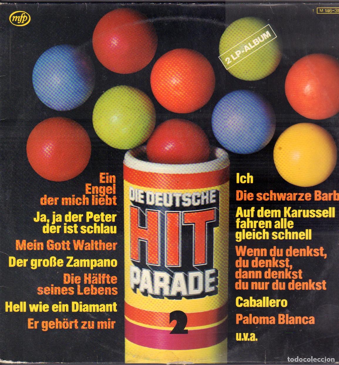 Discos de vinilo: DIE DEUTSCHE HIT PARADE 2 - CABALLERO, PALOMA BLANCA, U.V.A..../ DOBLE LP MFP RF-26430