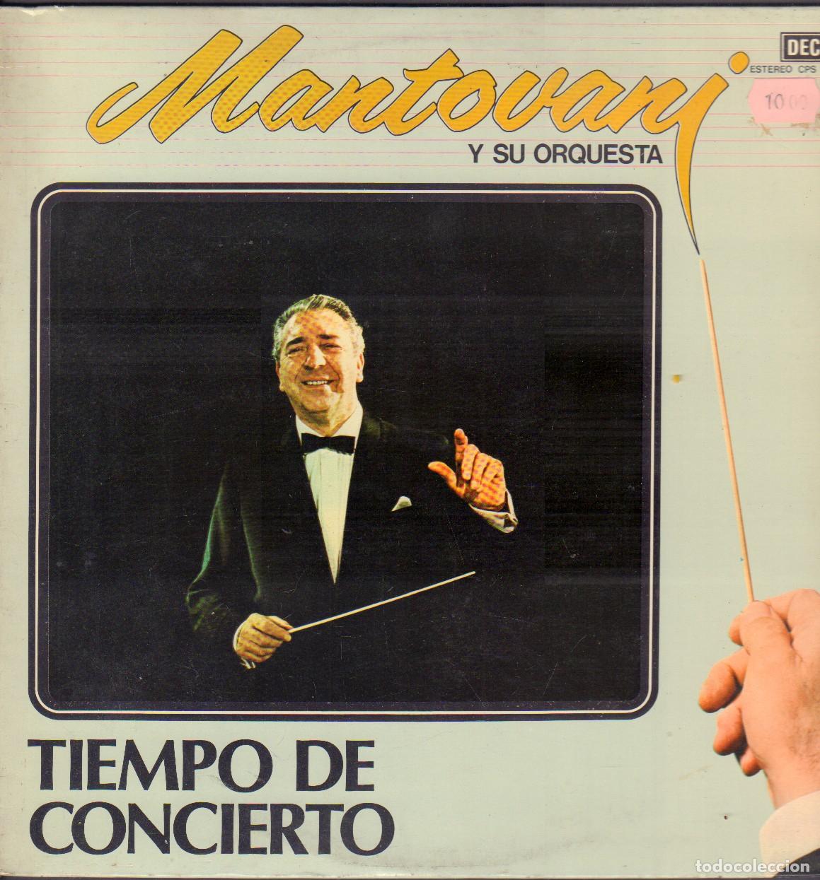 Discos de vinilo: MANTOVANI Y SU ORQUESTA - TIEMPO DE CONCIERTO / AIRES GITANOS, ESPA&Ntilde;A.../ 2 LP DECCA 1980 RF-26433