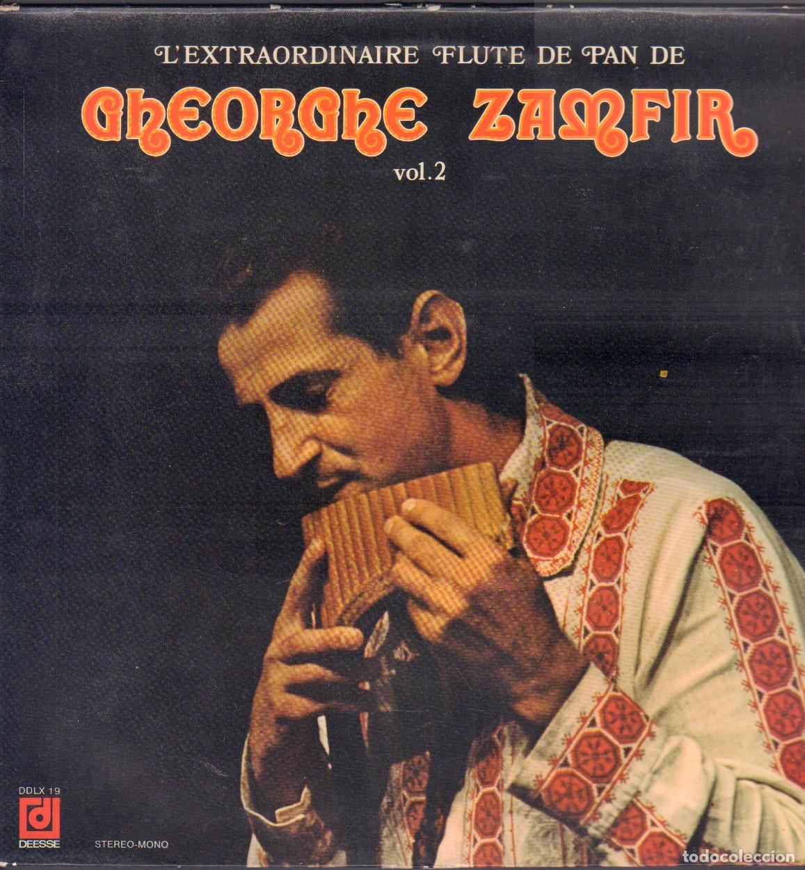 Discos de vinilo: GHEORGHE ZAMFIR - L'EXTRAORDINAIRE FLUTE DE PAN / CA LA BREAZA, MINDRELE.../ LP DEESSE RF-26434