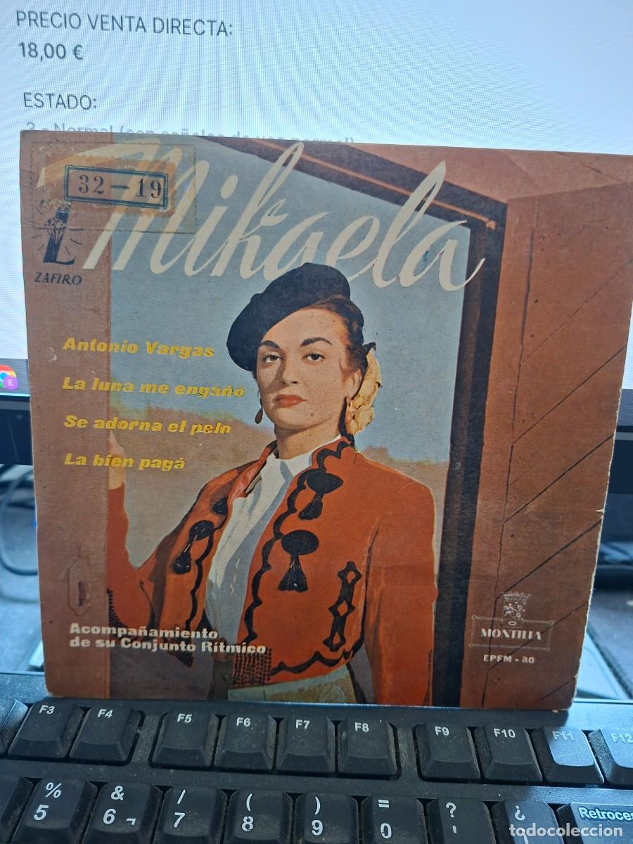 Discos de vinilo: MIKAELA - ANTONIO VARGAS - EP DE VINILO