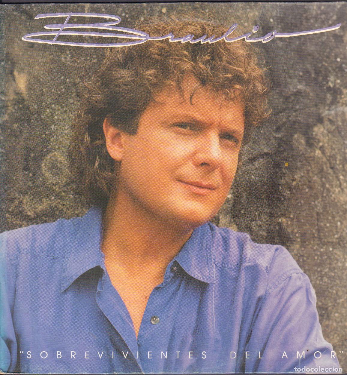 Discos de vinilo: BRAULIO - SOBREVIVIENTES DEL AMOR / NAVEGAR EN TI, LA PRUEBA.../ LP MANZANA 1991 RF-26437