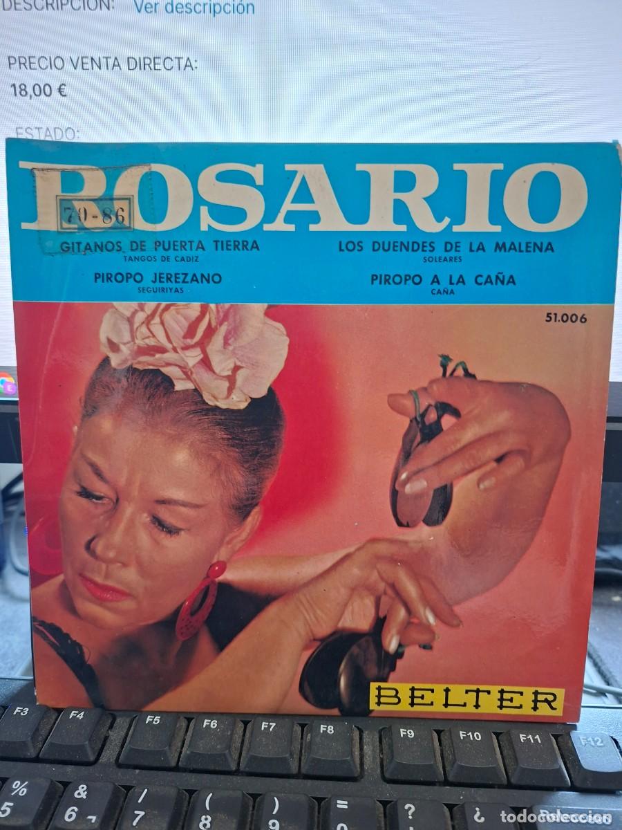 Discos de vinilo: ROSARIO - GITANOS DE PUERTA TIERRA - EP DE VINILO