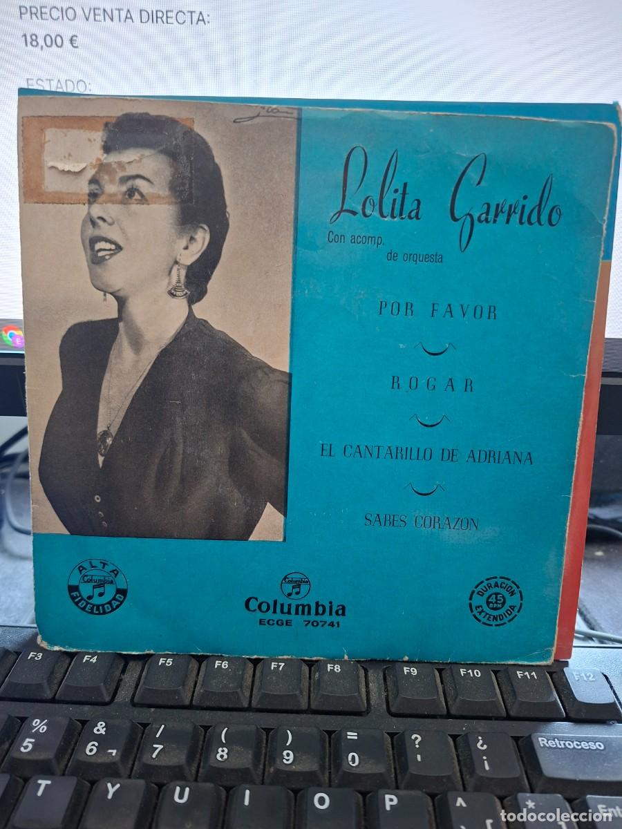 Discos de vinilo: LOLITA GARRIDO - POR FAVOR - EP DE VINILO
