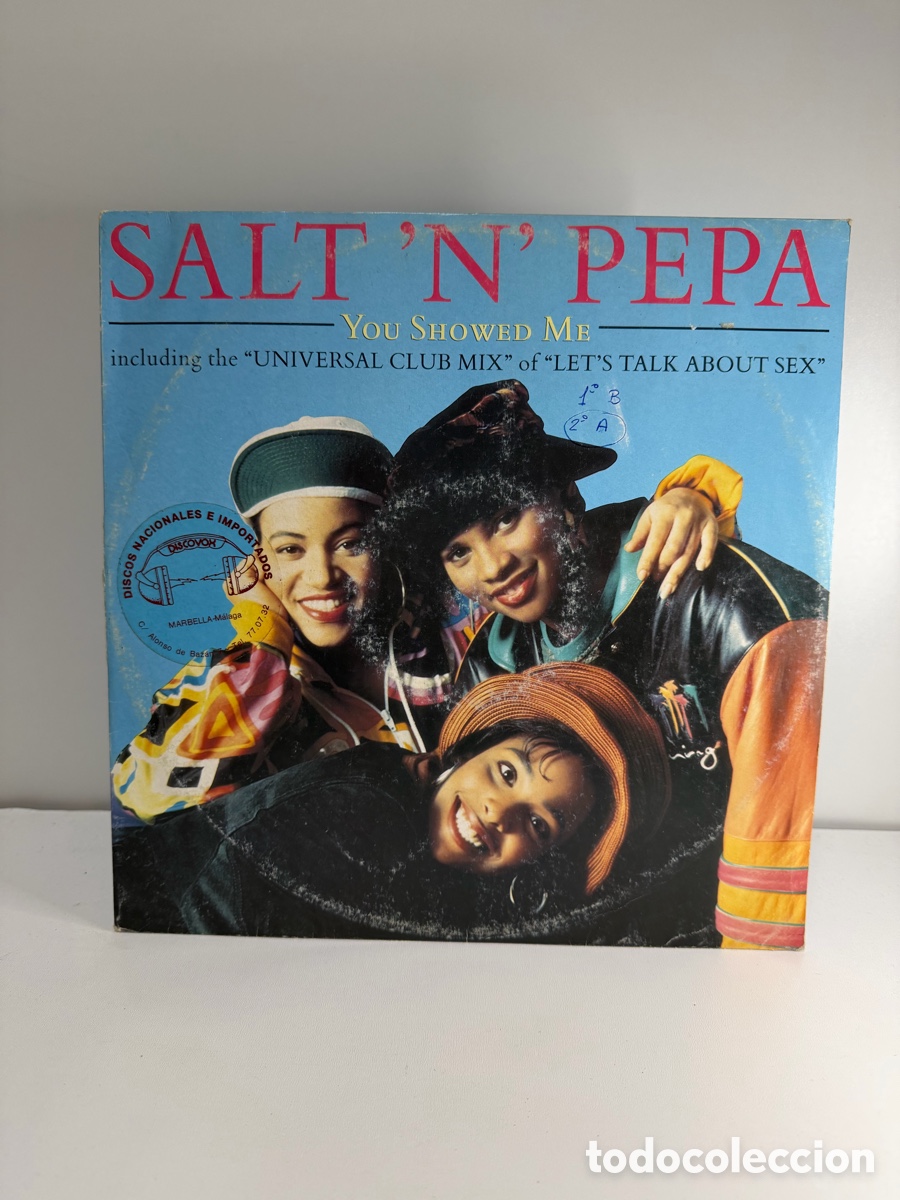 Discos de vinilo: SALT N PEPA (MAXI) YOU SHOWED ME (4 TRACKS) A&Ntilde;O &ndash; 1991 &ndash; EDICION HOLANDA