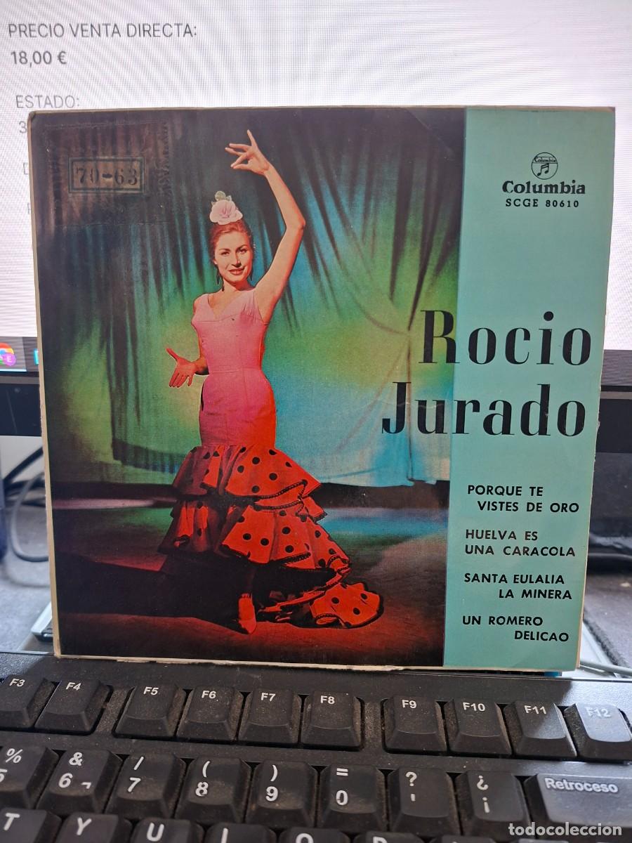 Discos de vinilo: ROCIO JURADO - PORQUE TE VISTES DE ORO - EP DE VINILO