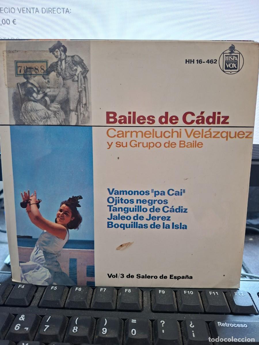 Discos de vinilo: CARMELUCHI VELAZQUEZ - VAMONOS PA CAI - EP DE VINILO