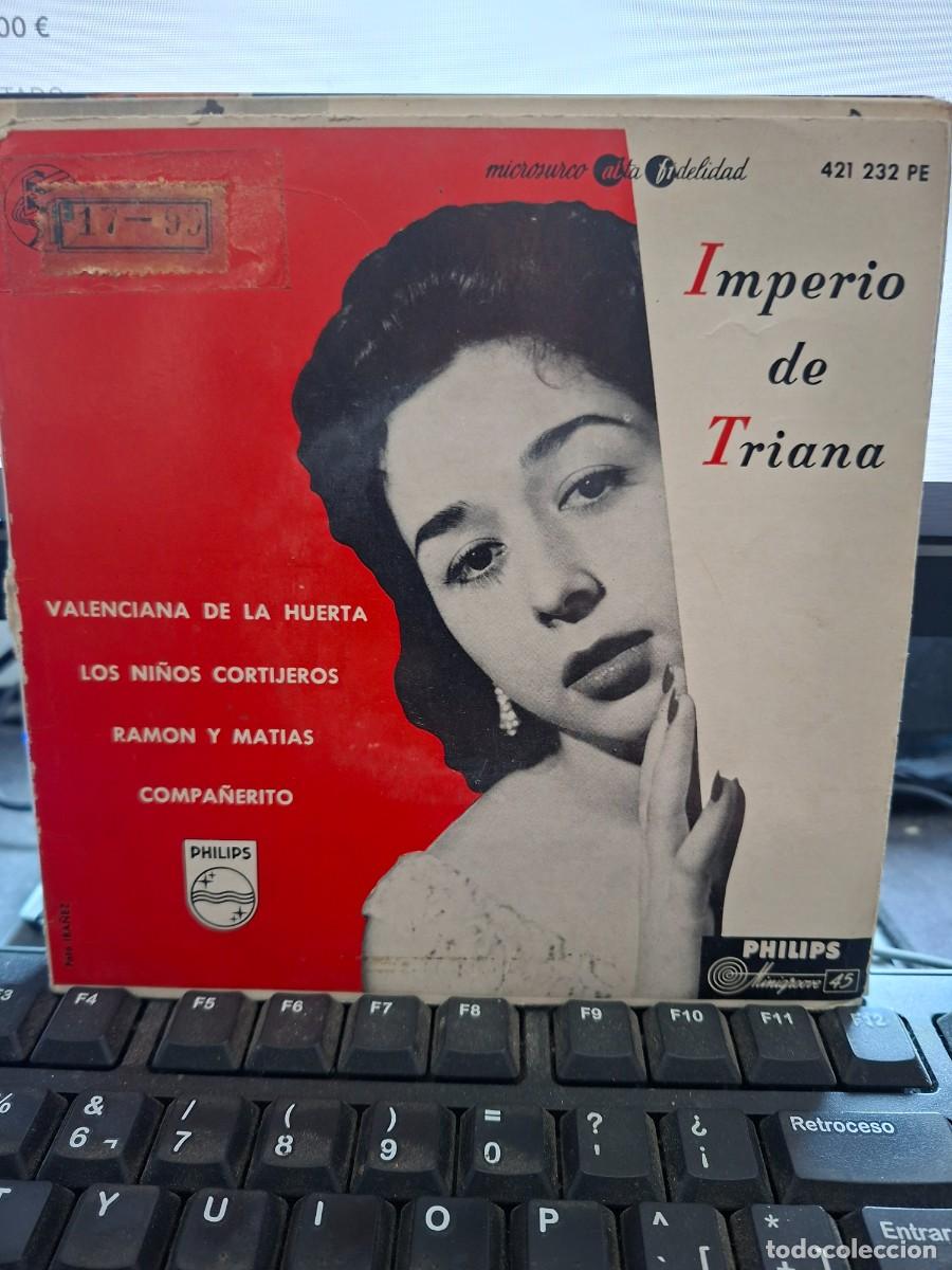 Discos de vinilo: IMPERIO DE TRIANA - VALENCIANA DE LA HUERTA - EP DE VINILO