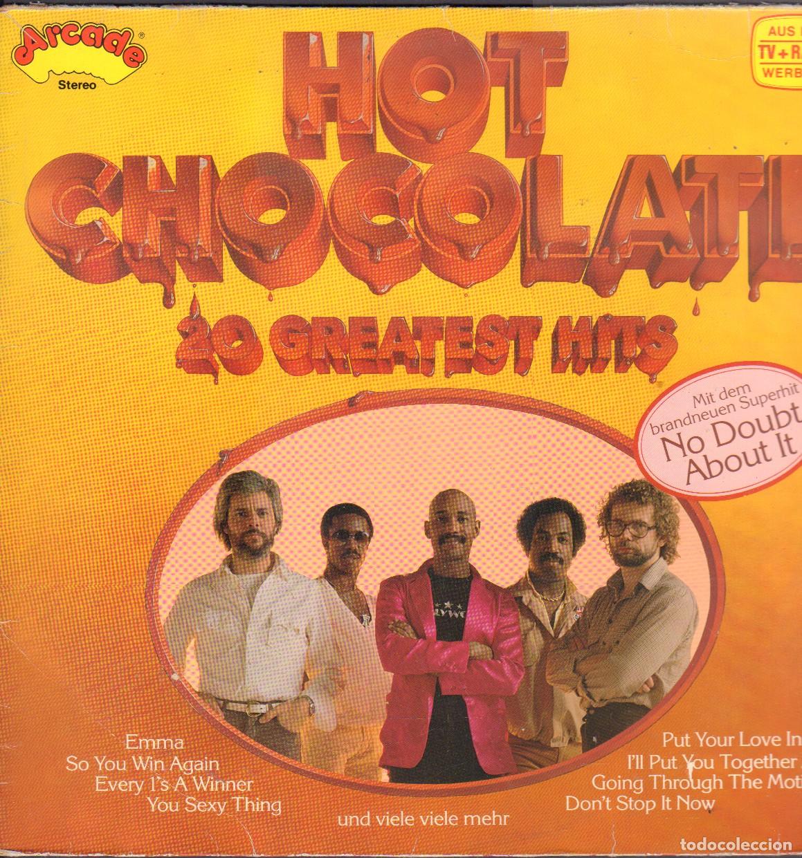 Discos de vinilo: HOT CHOCOLATE - 20 GREATEST HITS / EMMA, SO YOU WIN AGAIN, YOU SEXY.../ LP ARCADE RF-26454
