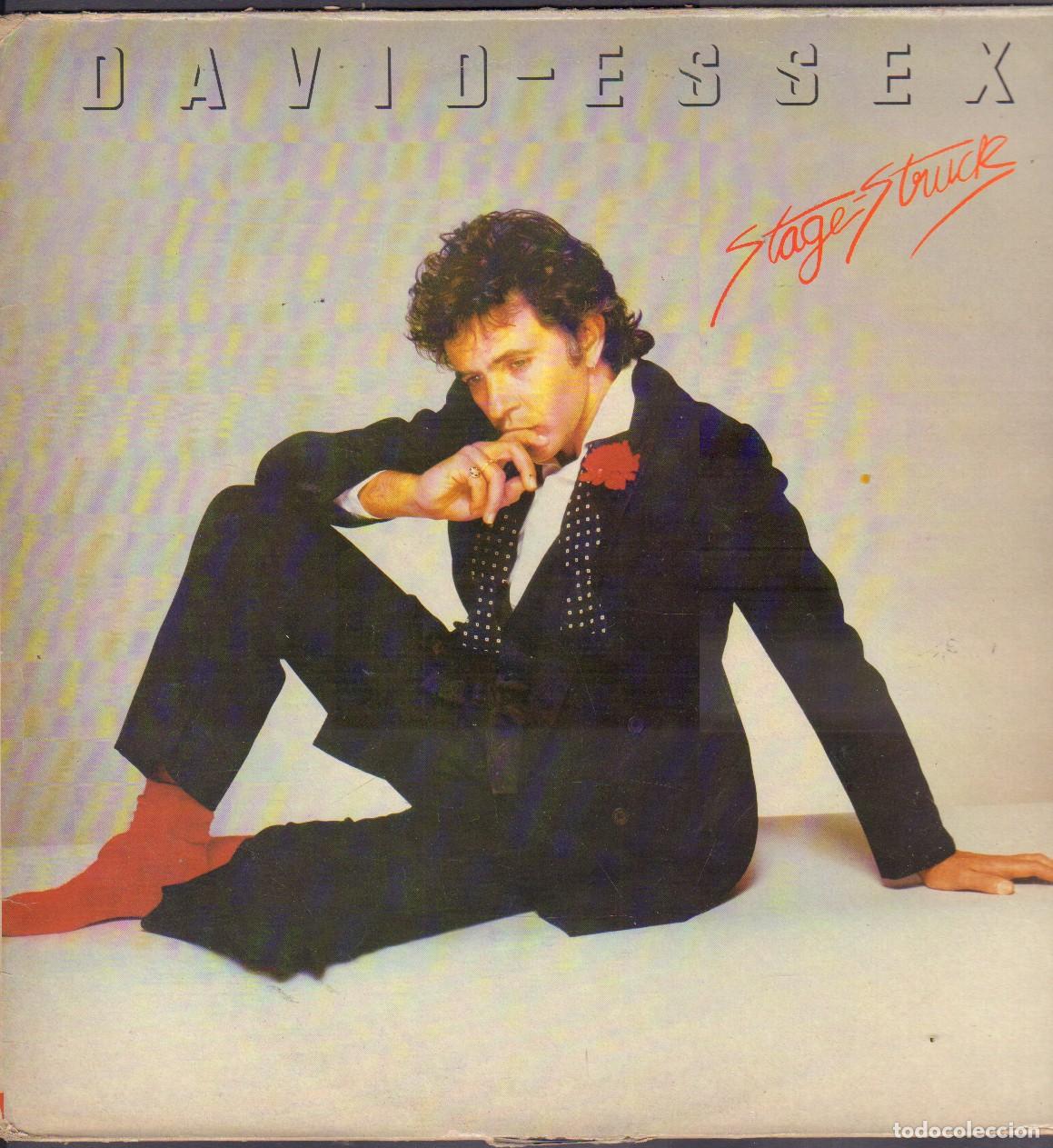 Discos de vinilo: DAVID-ESSEX - STAGE STRUCK / NO SUBSTITUTE, CALL ME YOUR LOVER.../ LP MERCURY RF-26455
