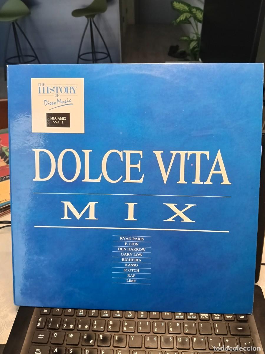 Discos de vinilo: RAR LP 33. DOLCE VITA MIX. P.LION, RAF, LIME, RIGHEIRA, GARY LOW. ITALO DISCO