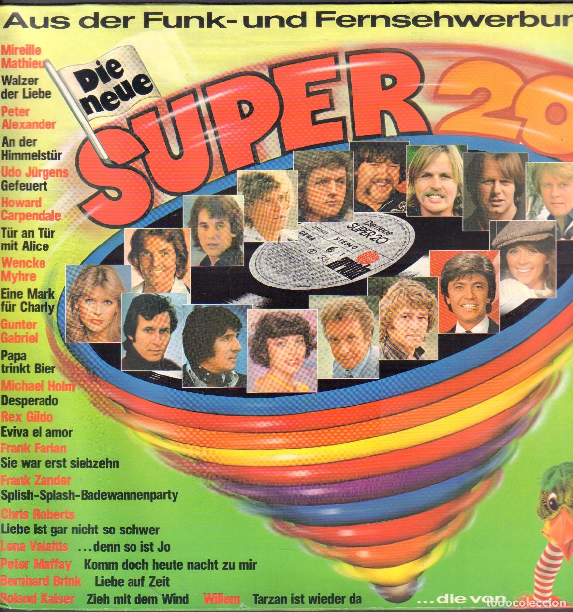 Discos de vinilo: DIE NEUE &rdquo;SUPER 20&rdquo; - MIREILLE MATHIEU, PETER ALEXANDER, UDO J&Uuml;RGENS.../ LP ARIOLA RF-26457