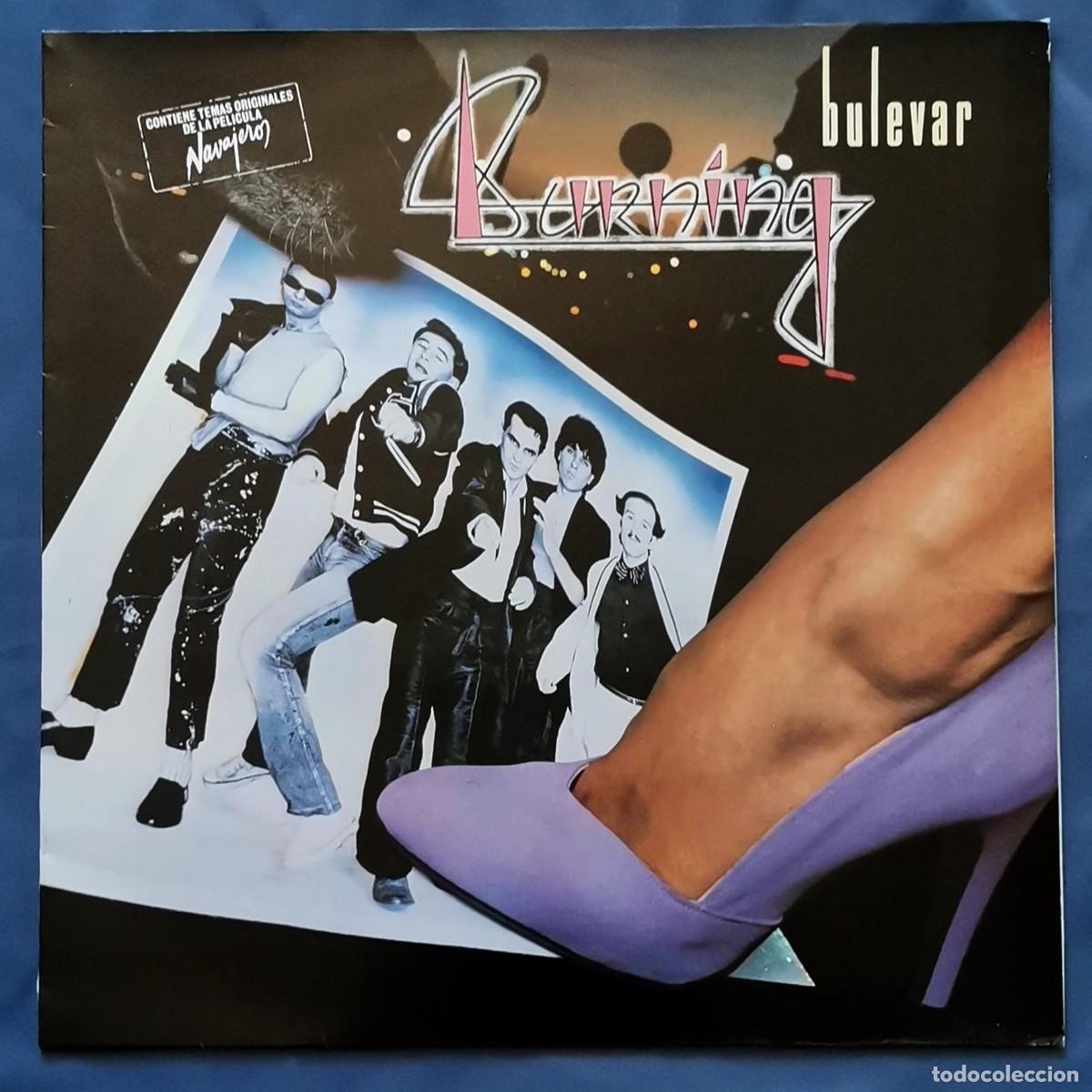 Discos de vinilo: Burning &lrm;&ndash; Bulevar LP reedici&oacute;n 1988
