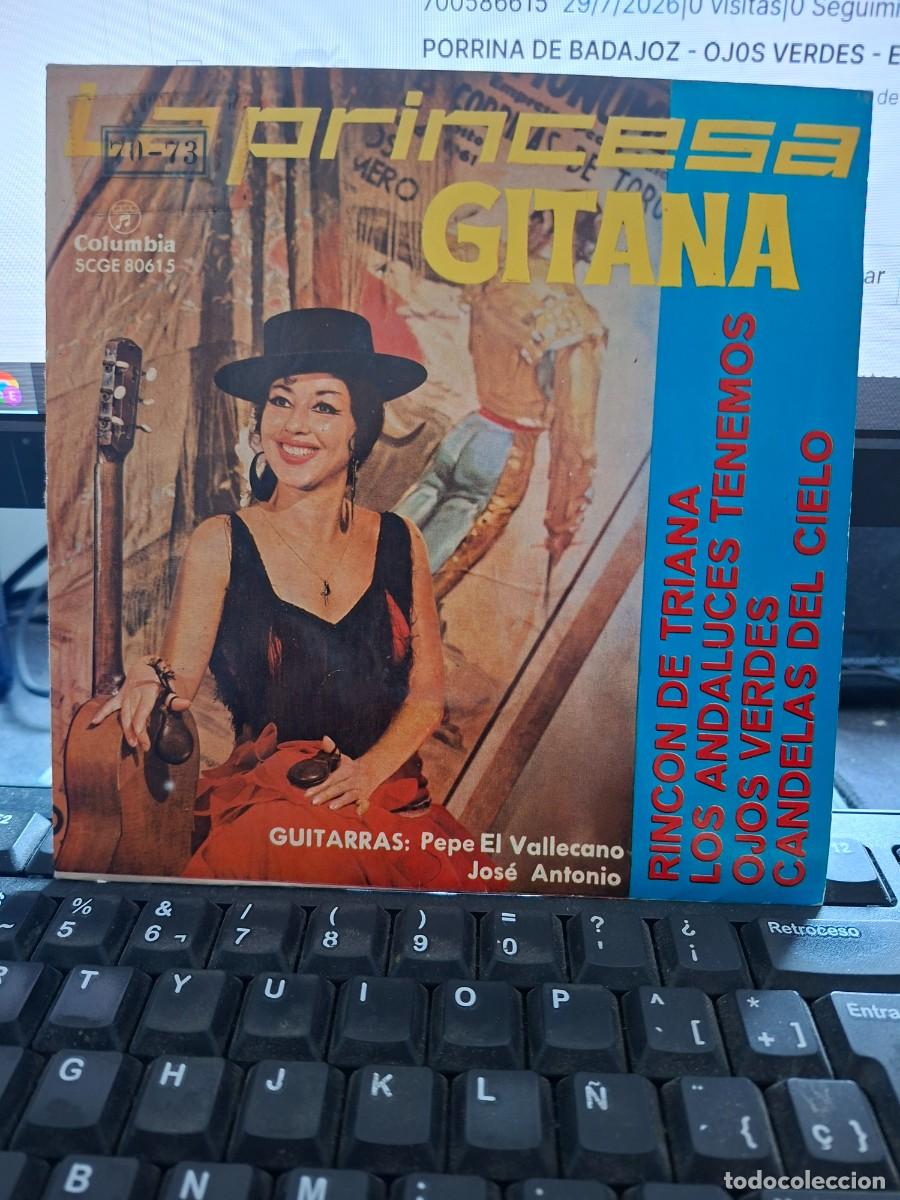 Discos de vinilo: LA PRINCESA GITANA - BATA EMPERAORA - EP DE VINILO