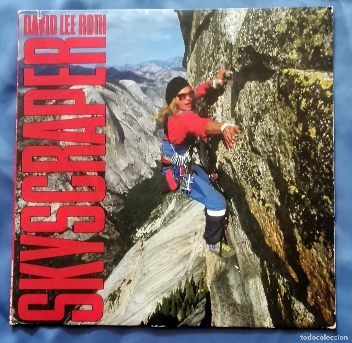 Discos de vinilo: David Lee Roth - Skyscraper LP 1988 USA incl. encarte - Hard Rock Van Halen