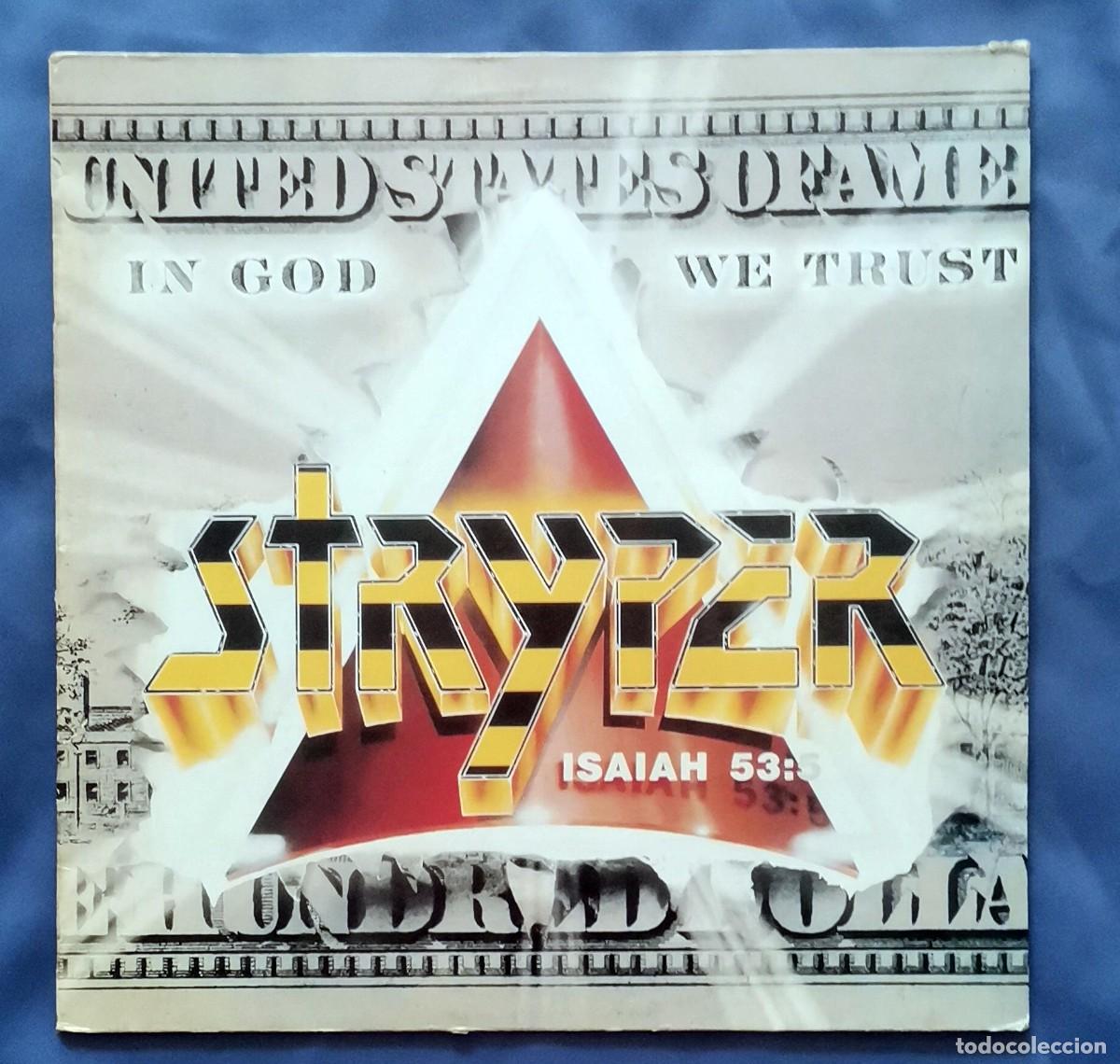 Discos de vinilo: Stryper &ndash; In God We Trust LP 1988 Espa&ntilde;a incl. encarte