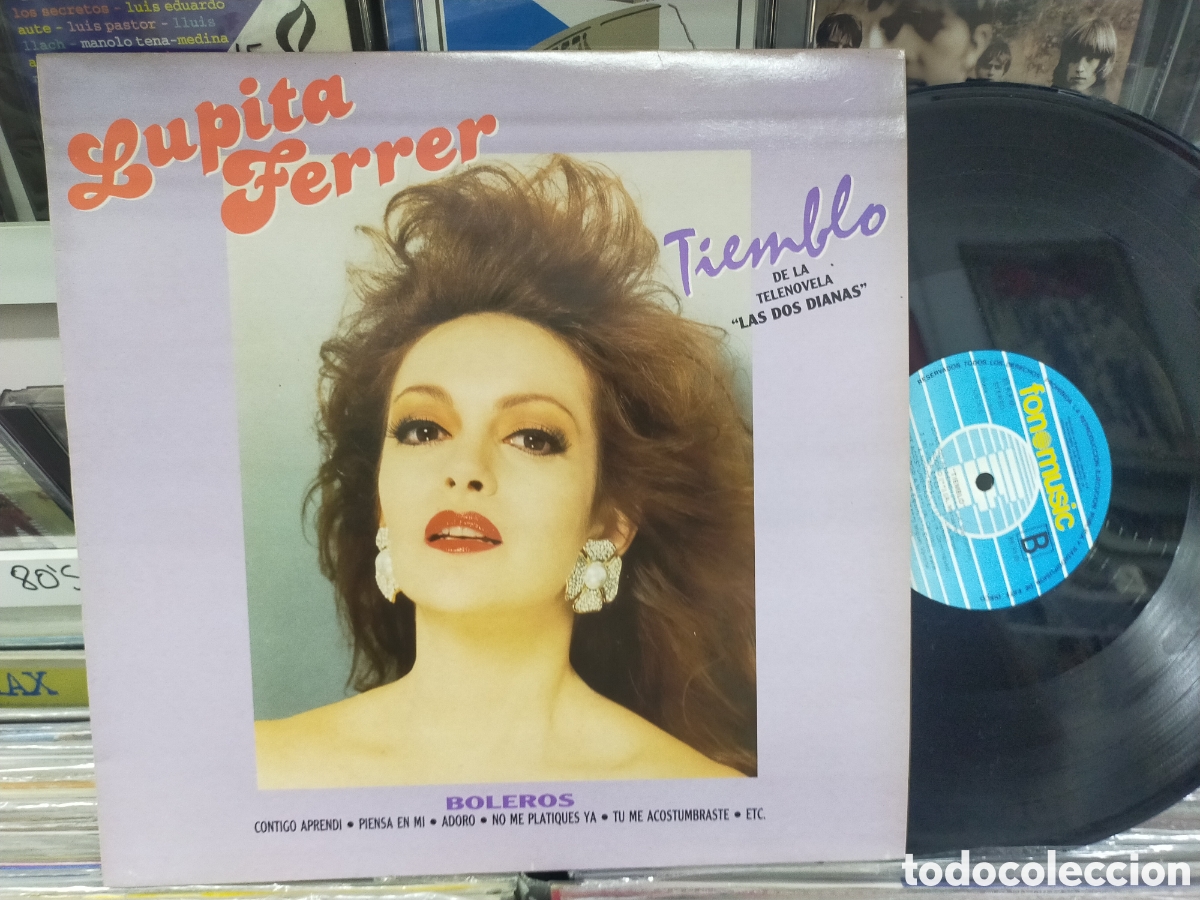 Discos de vinilo: Lupita Ferrer lp tiemblo Espa&ntilde;a 1992