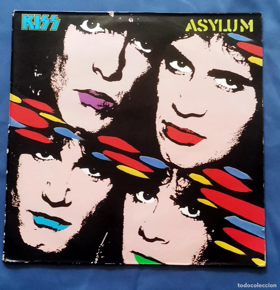 Discos de vinilo: Kiss &ndash; Asylum LP 1985 Espa&ntilde;a incl. encarte