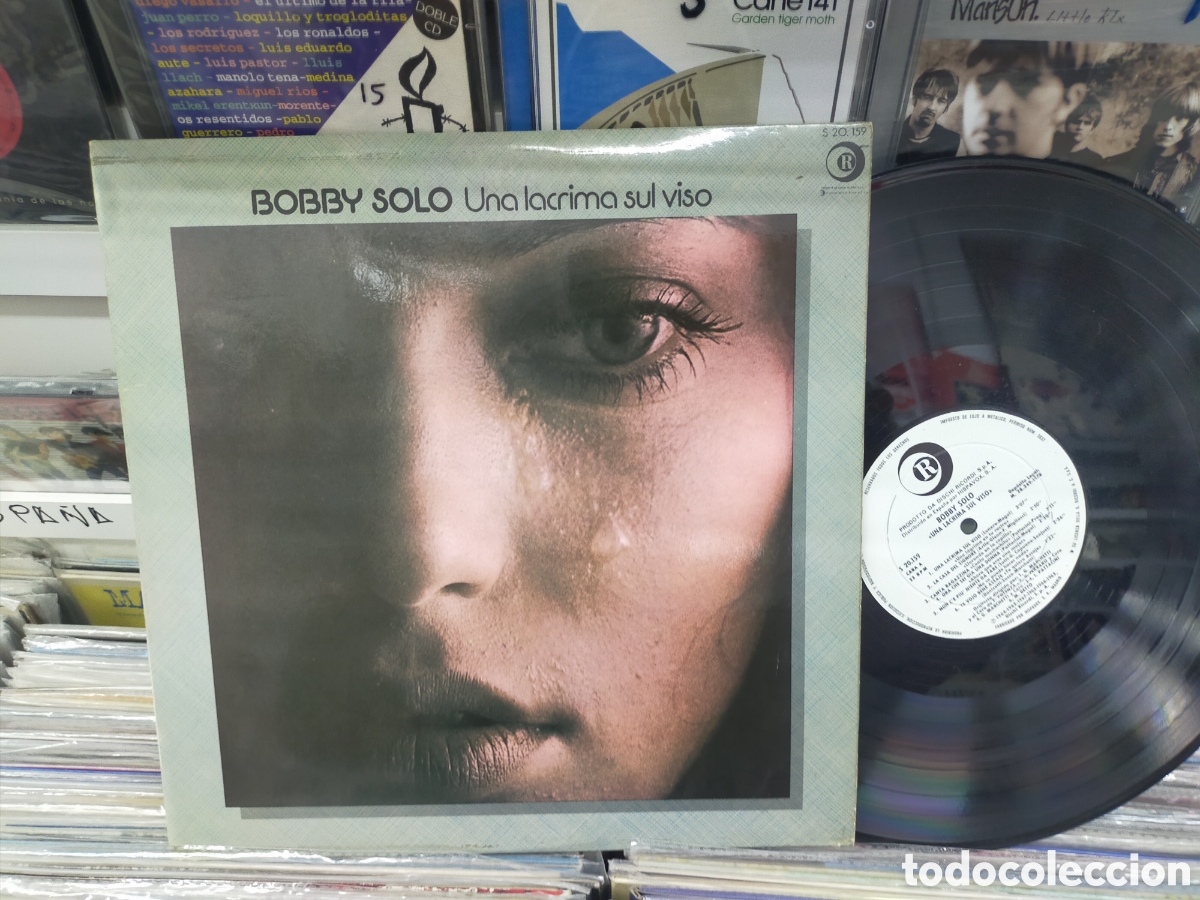 Discos de vinilo: Bobby solo LP una lacrima sul viso Espa&ntilde;a 1978