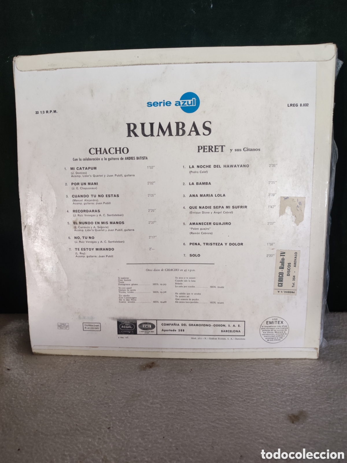 Discos de vinilo: Rumba P&eacute;ret y sus gitanos - Foto 2
