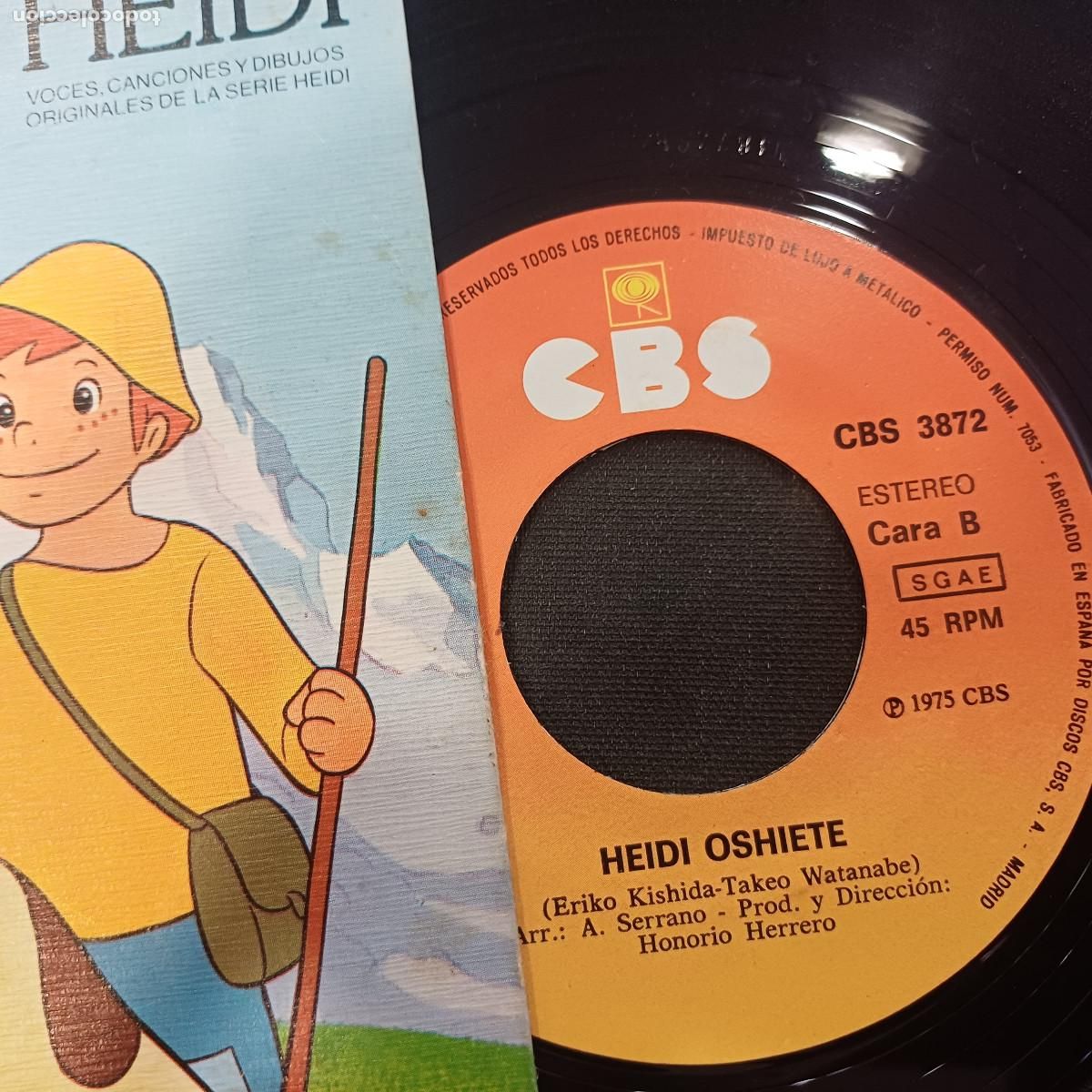 Discos de vinilo: HEIDI/MATTETE GORAN/SINGLE GATEFOLD. - Foto 3