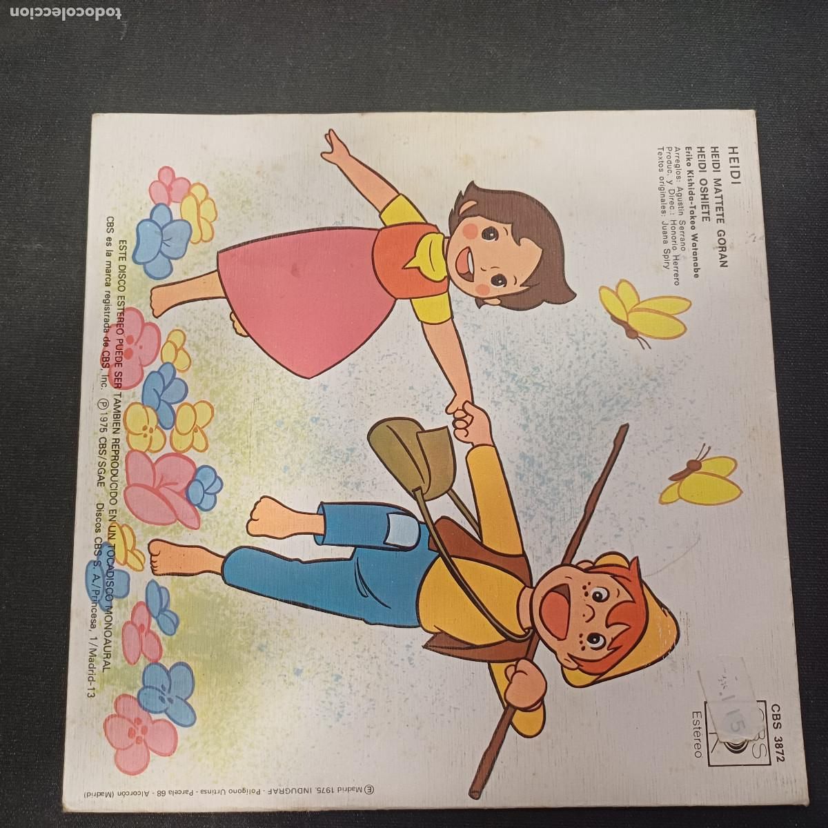 Discos de vinilo: HEIDI/MATTETE GORAN/SINGLE GATEFOLD. - Foto 4