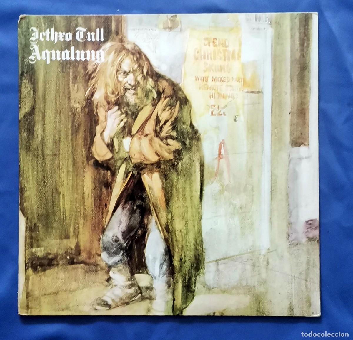 Discos de vinilo: Jethro Tull &ndash; Aqualung LP gatefold 1975 incl. encarte Espa&ntilde;a