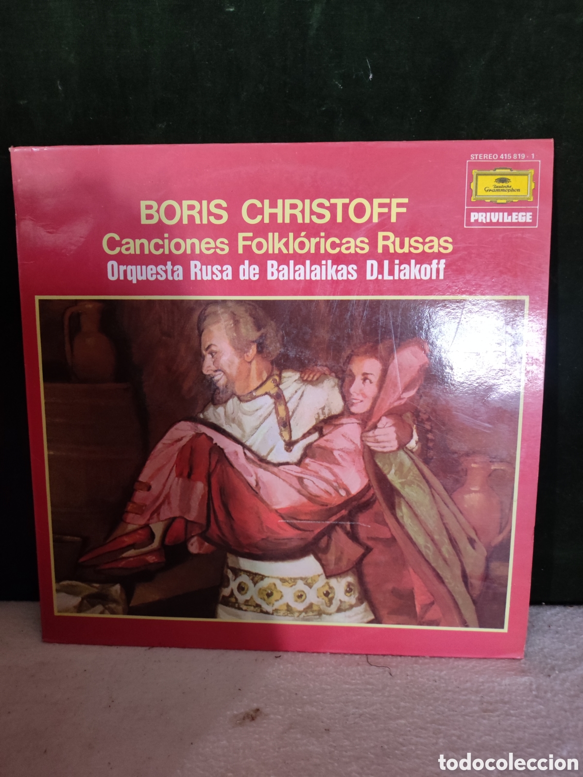Discos de vinilo: Boris christoff canciones folkl&oacute;ricas rusas