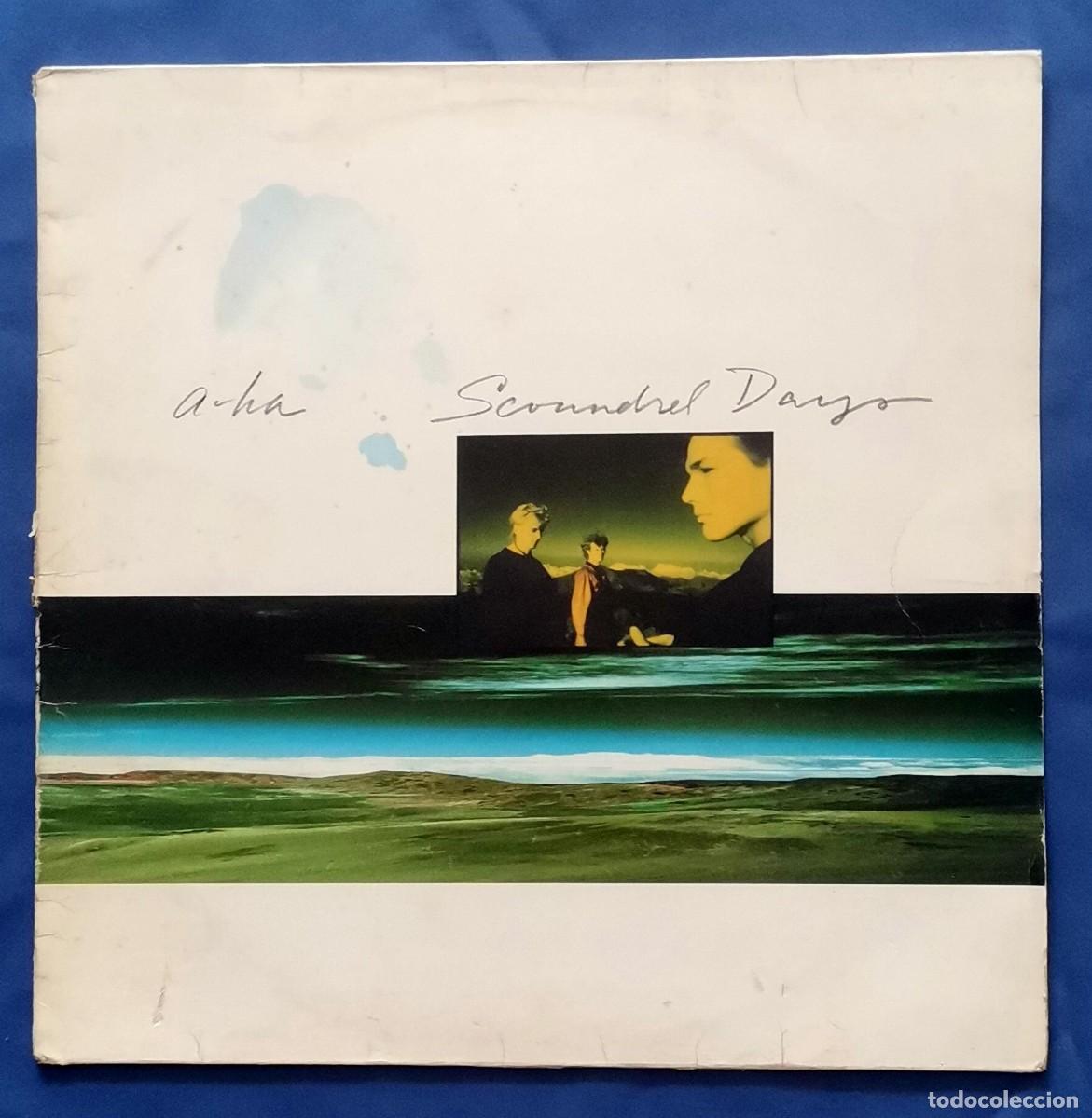 Discos de vinilo: a-ha &ndash; Scoundrel Days LP 1986 incl. encarte