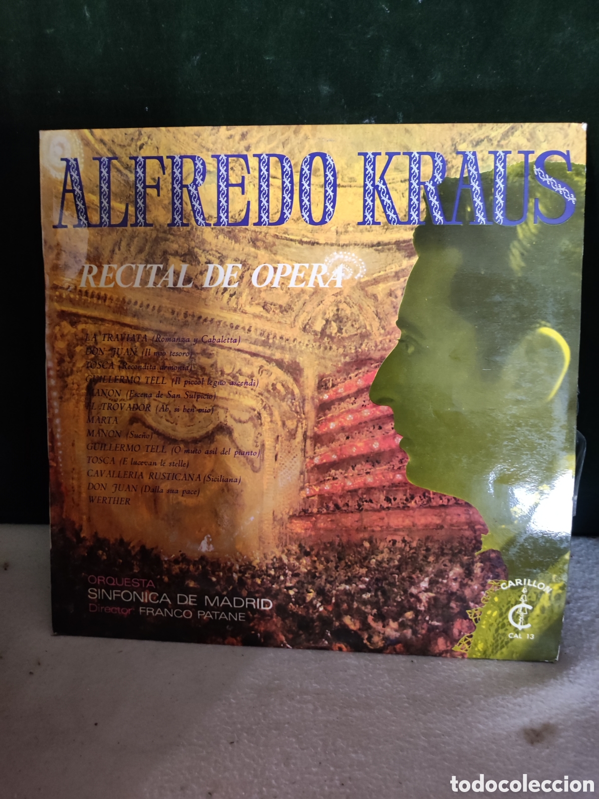 Discos de vinilo: Alfredo kraus recital &oacute;pera - Foto 1