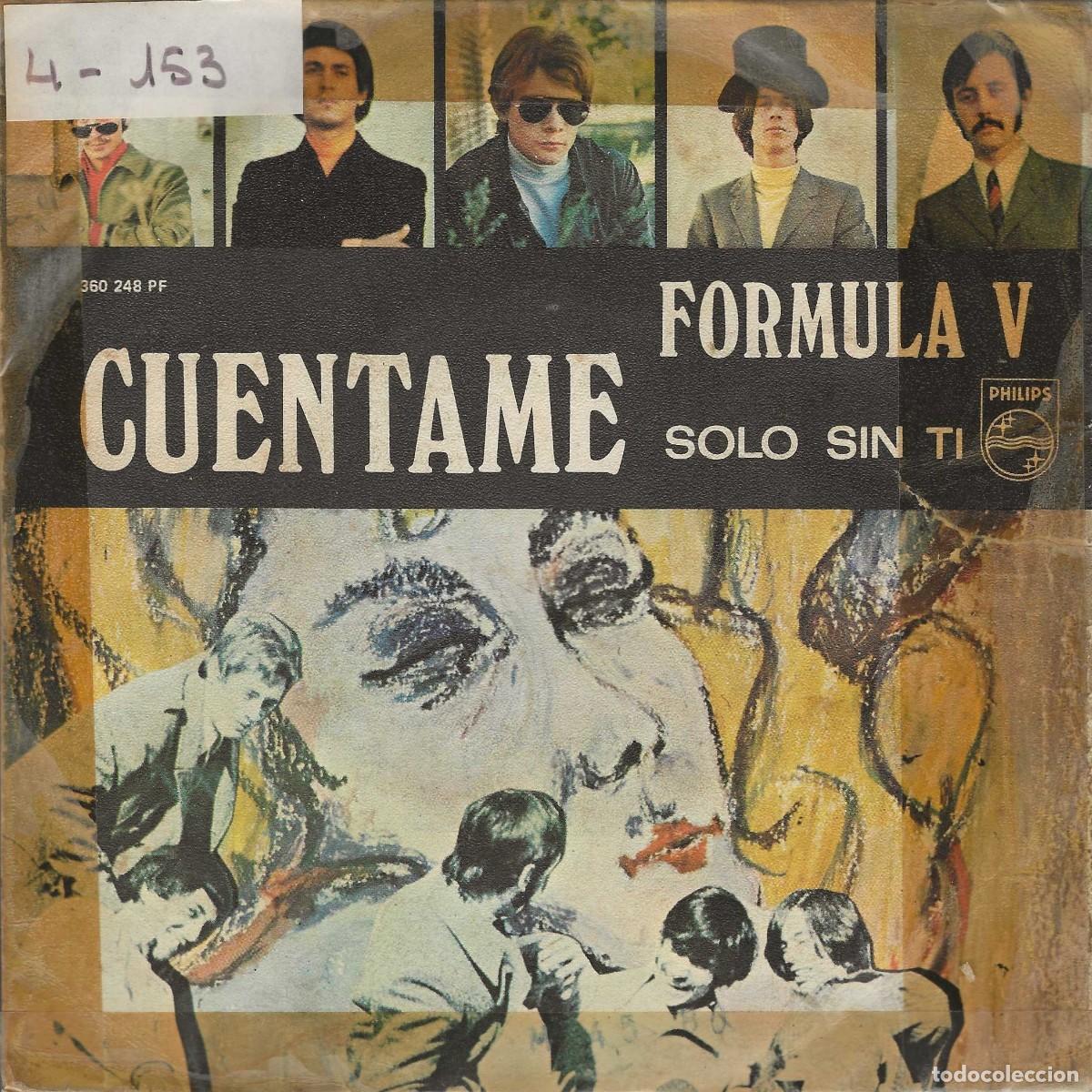 Discos de vinilo: FORMULA V -- CUENTAM&Eacute; + SANTAB&Aacute;RBARA -- CHARLY - Foto 2