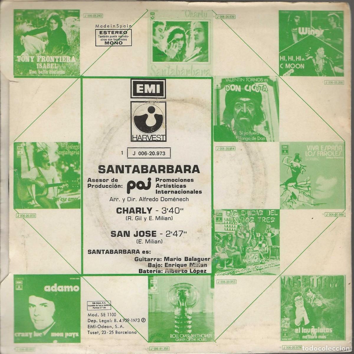 Discos de vinilo: FORMULA V -- CUENTAM&Eacute; + SANTAB&Aacute;RBARA -- CHARLY - Foto 4