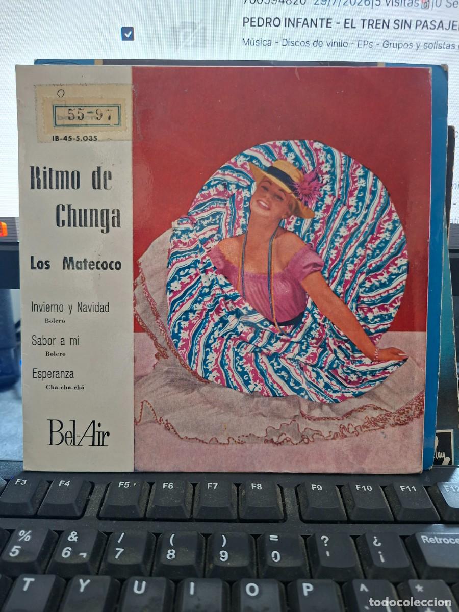 Discos de vinilo: LOS MATECOCO - RITMO DE CHUNGA - EP DE VINILO