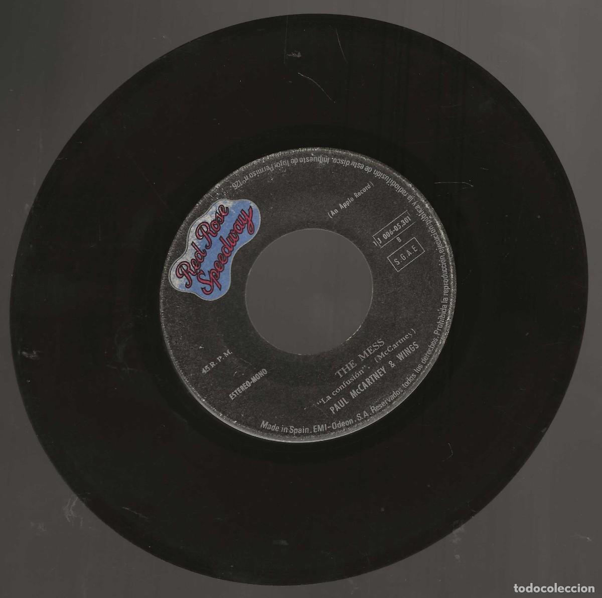 Discos de vinilo: PAUL McCARTENY y WINGS -- MY LOVE - Foto 3