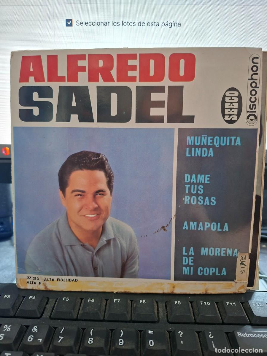 Discos de vinilo: ALFREDO SADEL - MU&Ntilde;EQUITA LINDA - EP DE VINILO