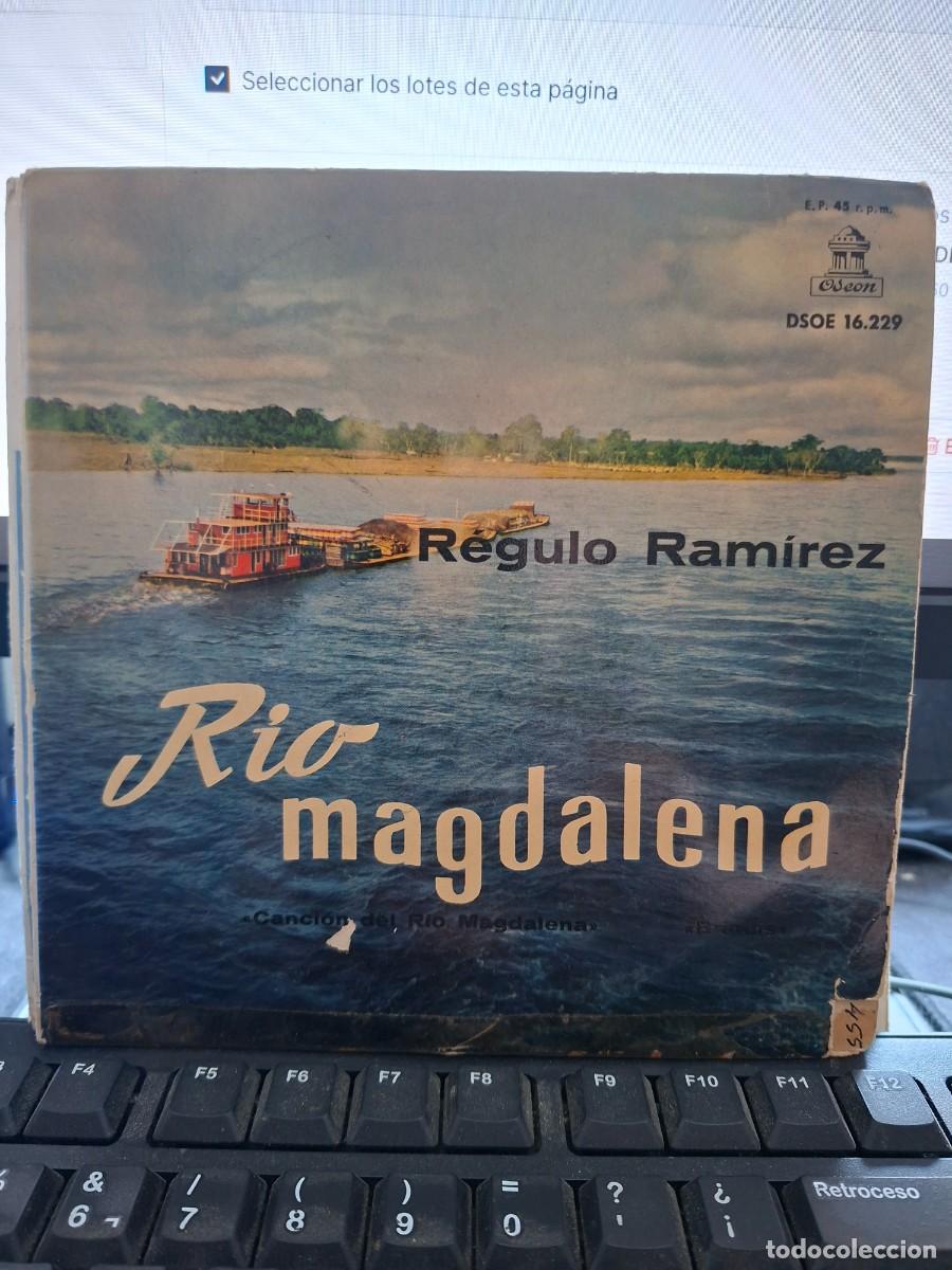 Discos de vinilo: REGULO RAMIREZ - RIO MAGDALENA - EP DE VINILO