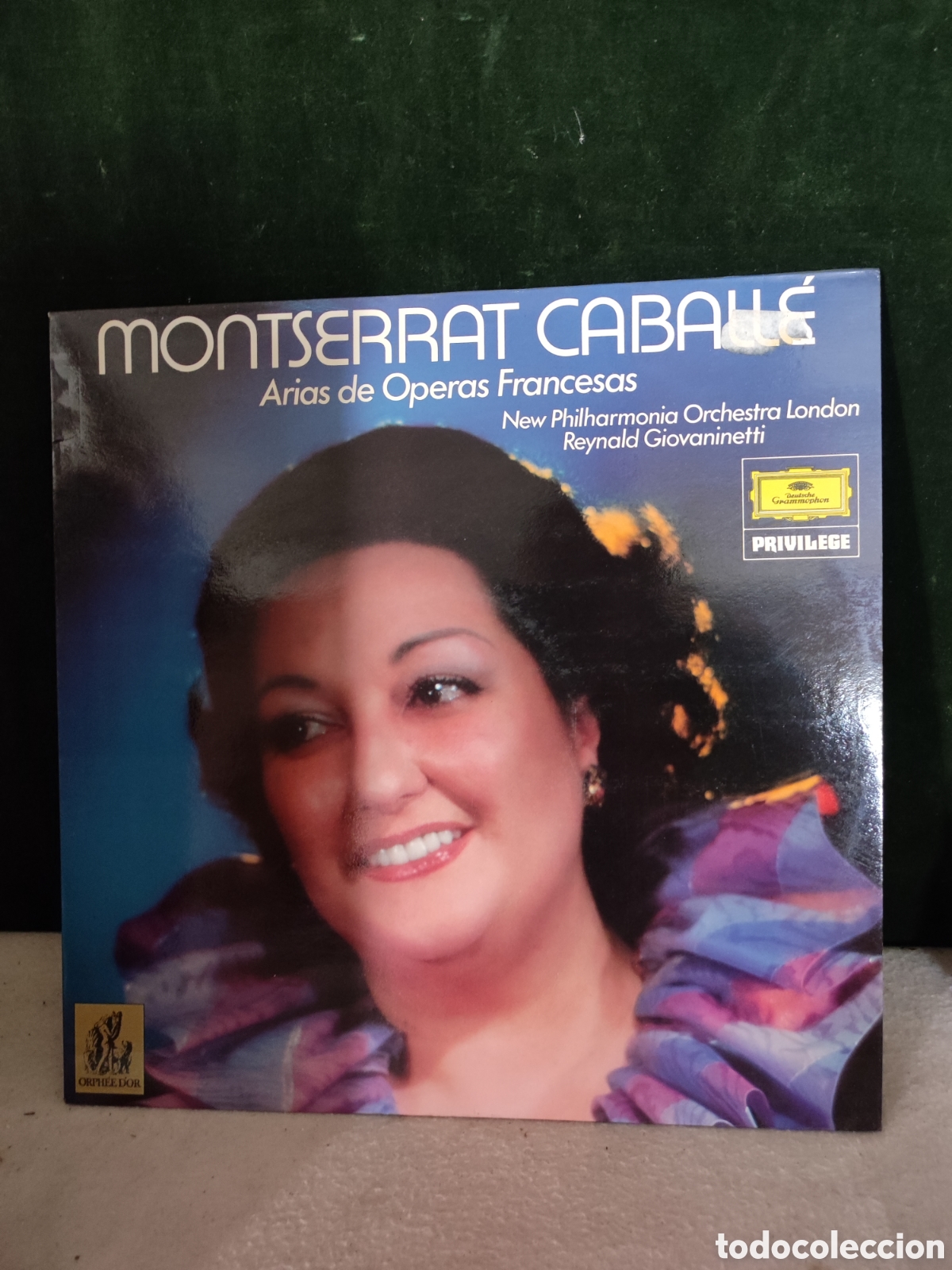 Discos de vinilo: Montserrat Caball&eacute; arias de &oacute;peras francesas