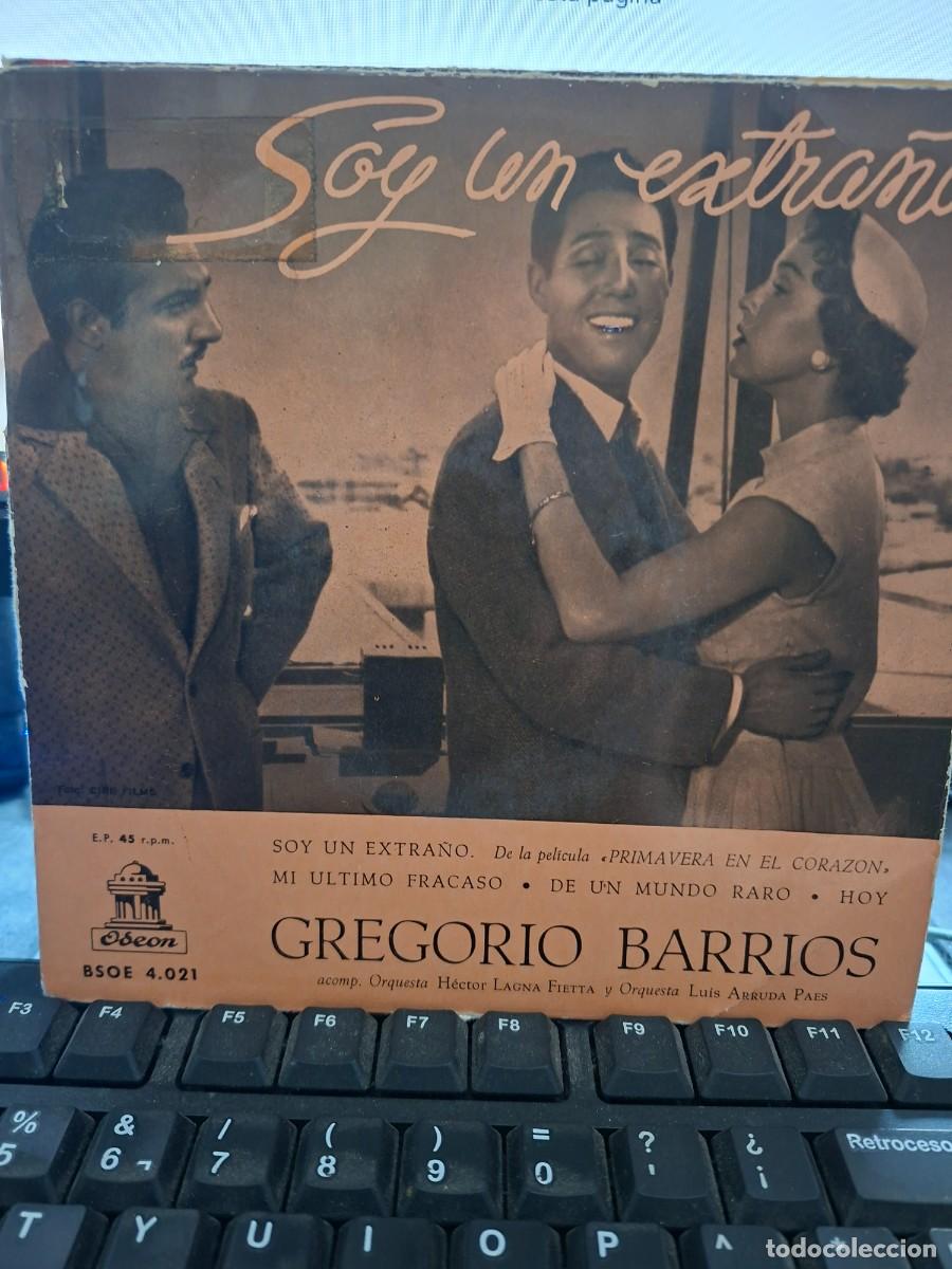 Discos de vinilo: GREGORIO BARRIOS - SOY UN EXTRA&Ntilde;O - EP DE VINILO