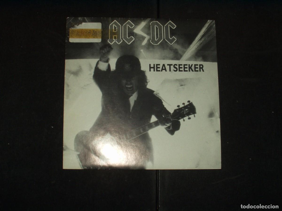 Discos de vinilo: AC DC SINGLE HEATSEEKER PROMOCIONAL - Foto 1