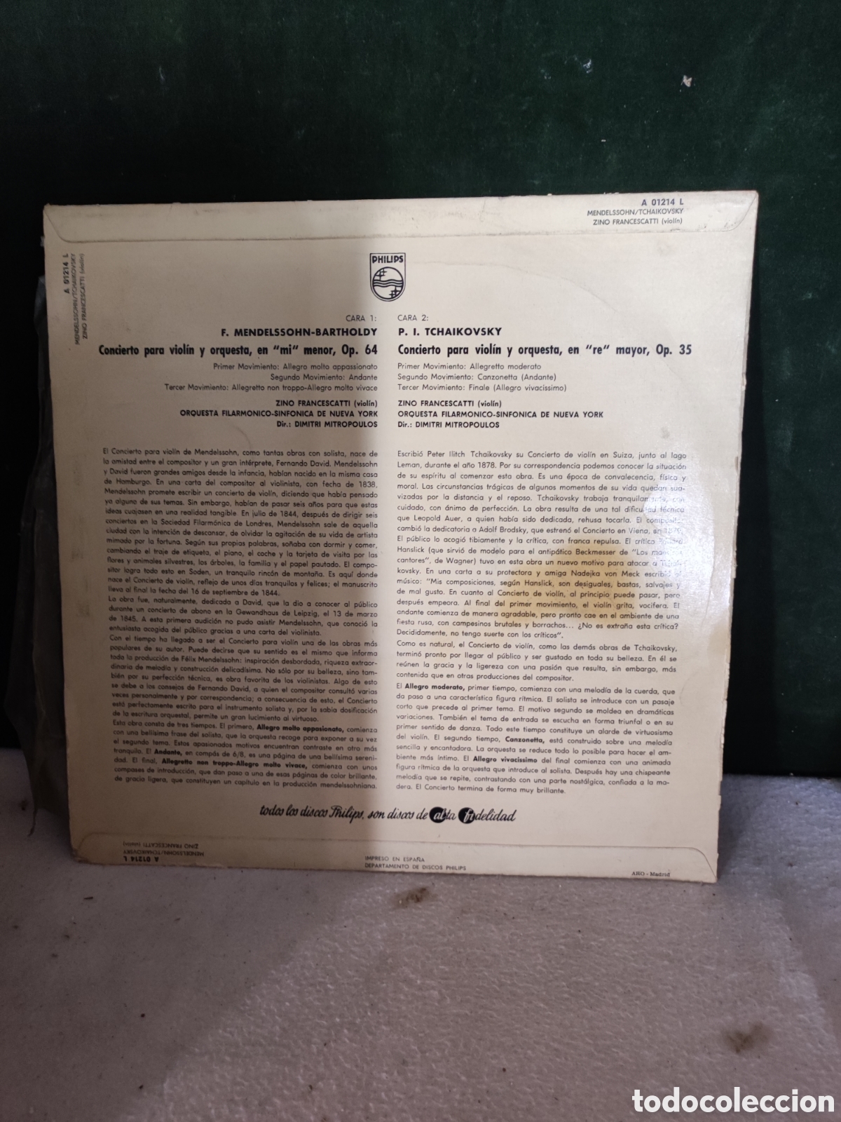 Discos de vinilo: Y tchaikovsky y melderson - Foto 2