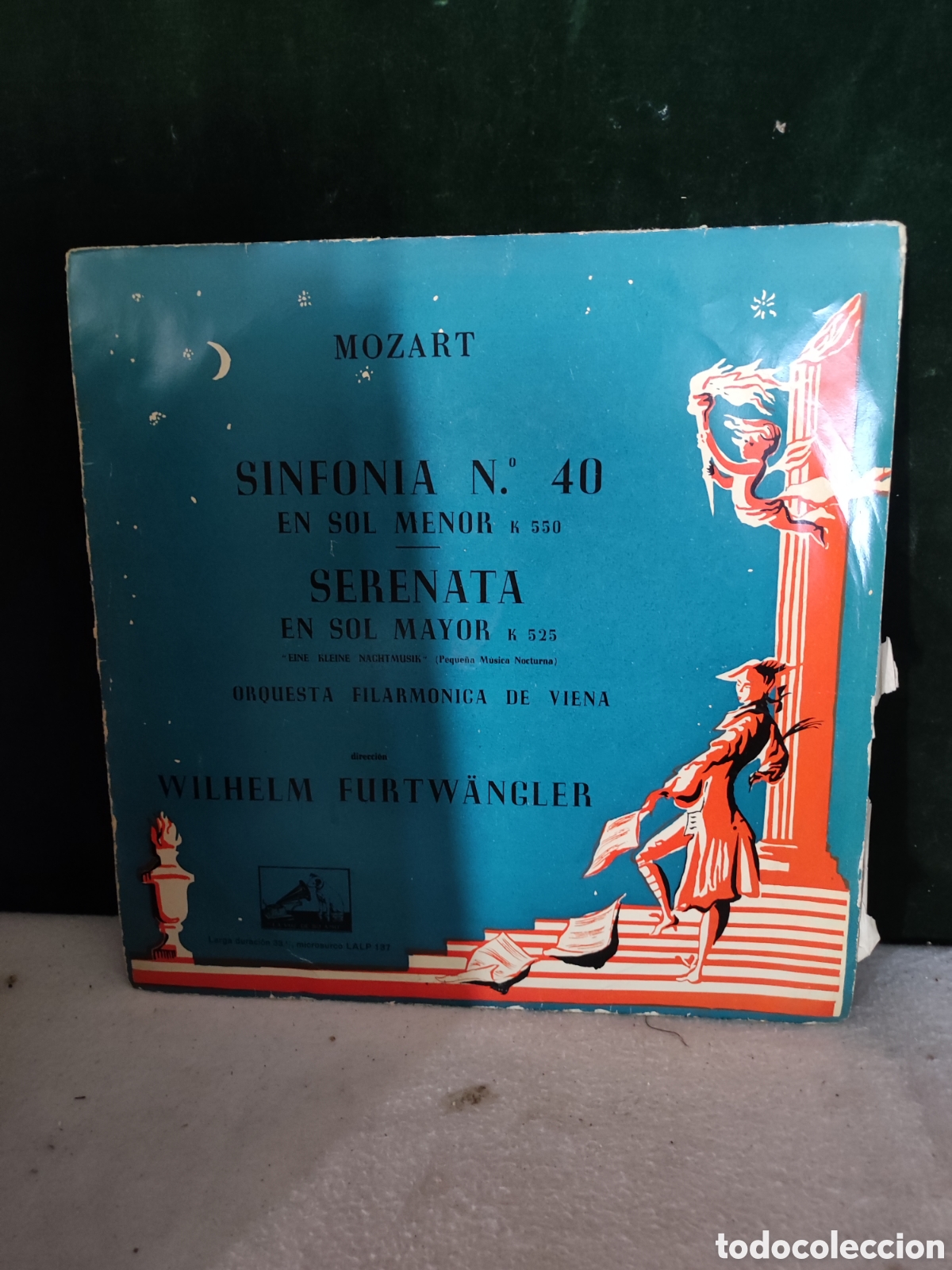 Discos de vinilo: Mozart sinfon&iacute;a n&uacute;mero cuarenta - Foto 1