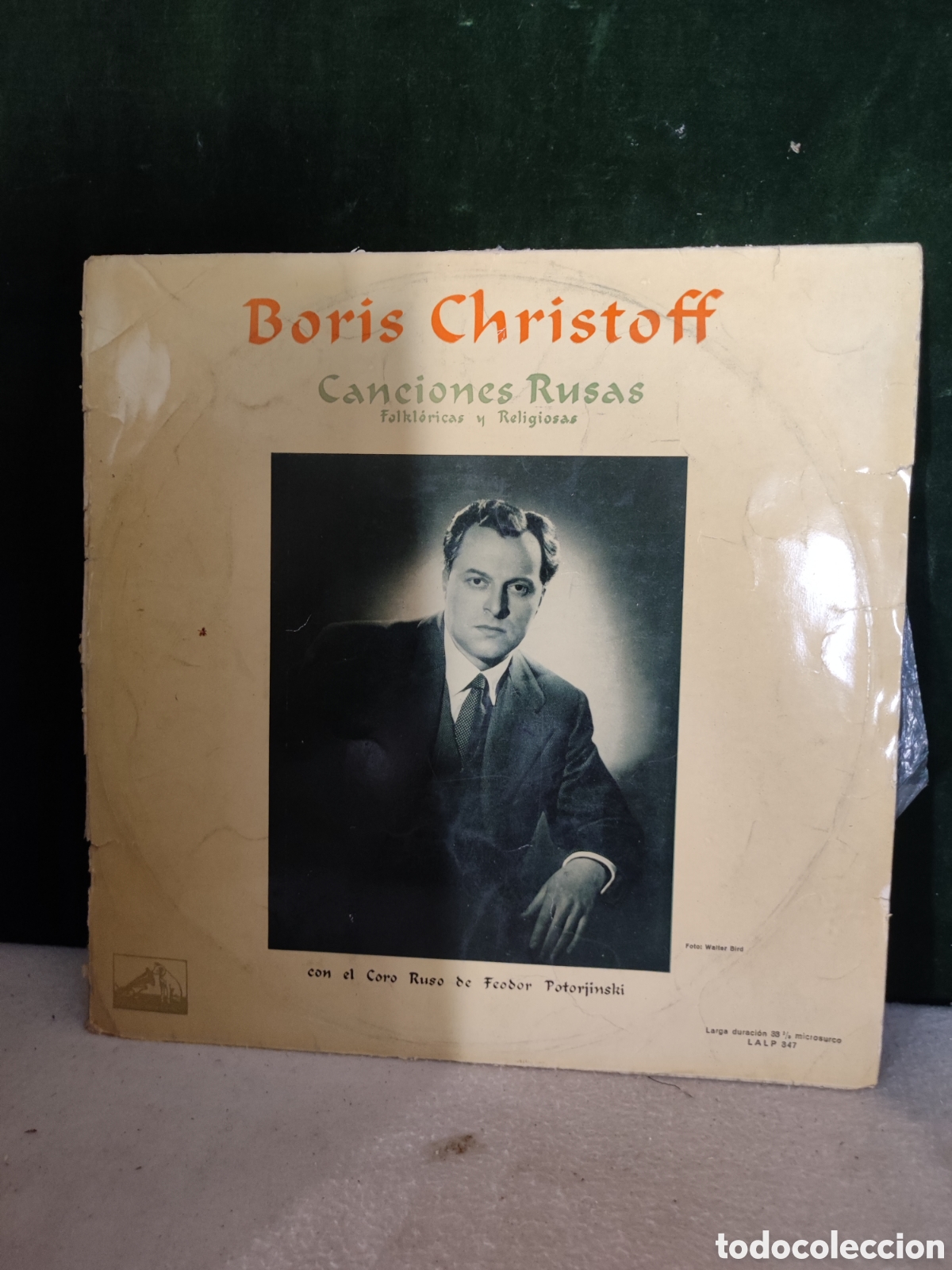 Discos de vinilo: Boris christoff canciones rusas - Foto 1